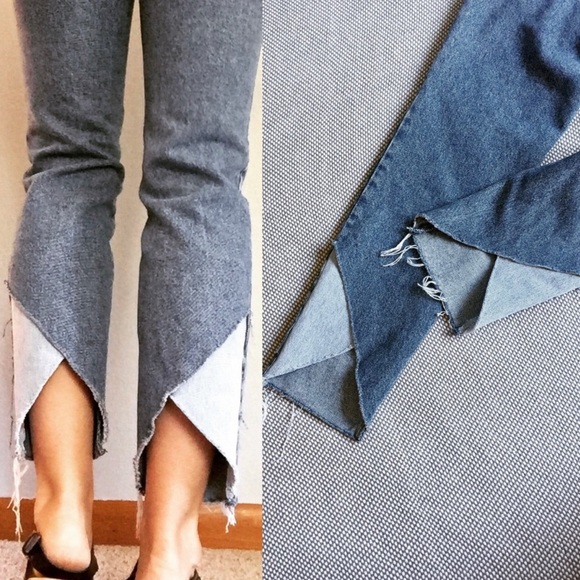 Vintage NY&Co Two Tone Jeans - Picture 6 of 6